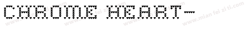 CHROME HEART字体转换